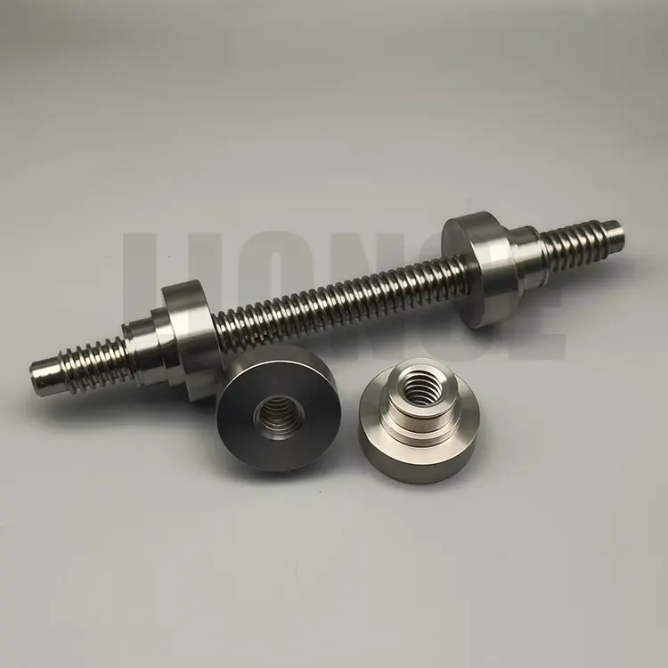 Tornillo de pelota de plomo grande de mecanizado CNC de alta precisión personalizado