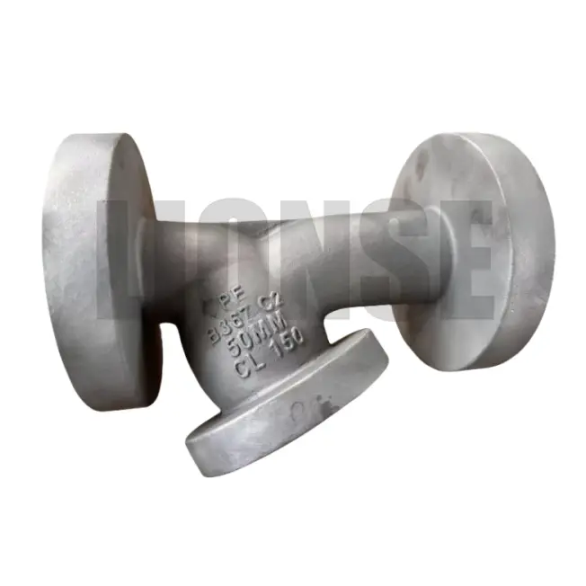 Accesorios de tubería curva de camada de fundición de aleación de titanio